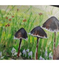 mushroom-painting