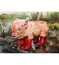 piglet-painting