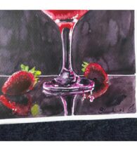 strawberry-painting